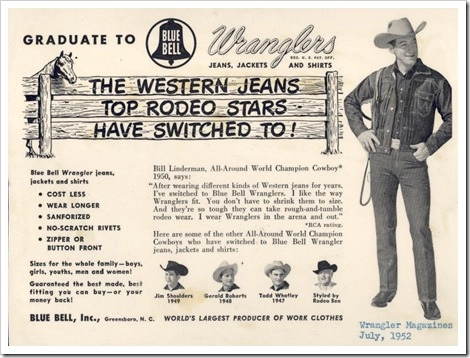 Denimsandjeans, Visual History of Wrangler